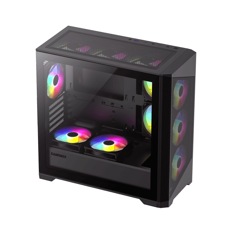 GAMEMAX Destroyer MB MATX Mesh Black GAMING CASE GAMEMAX Destroyer MB MATX Mesh Black GAMING CASE